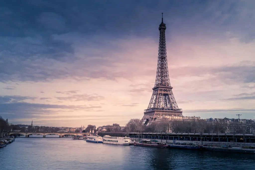 View of eiffel tower.