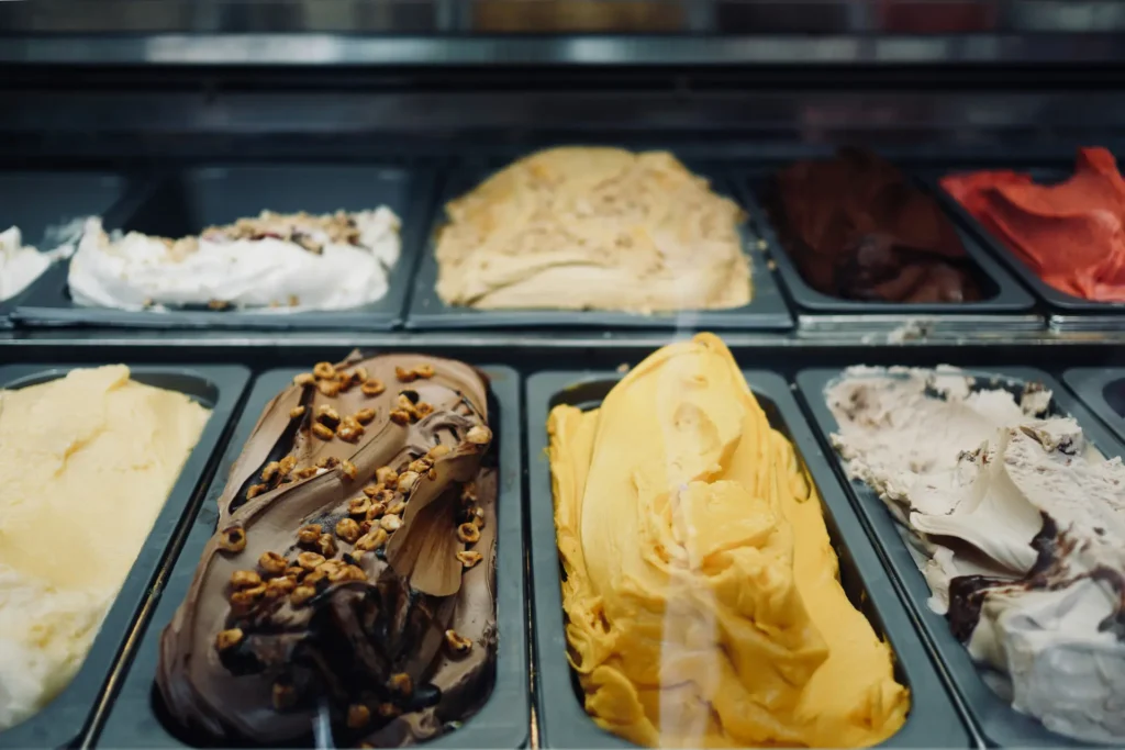 gelato spread in rome