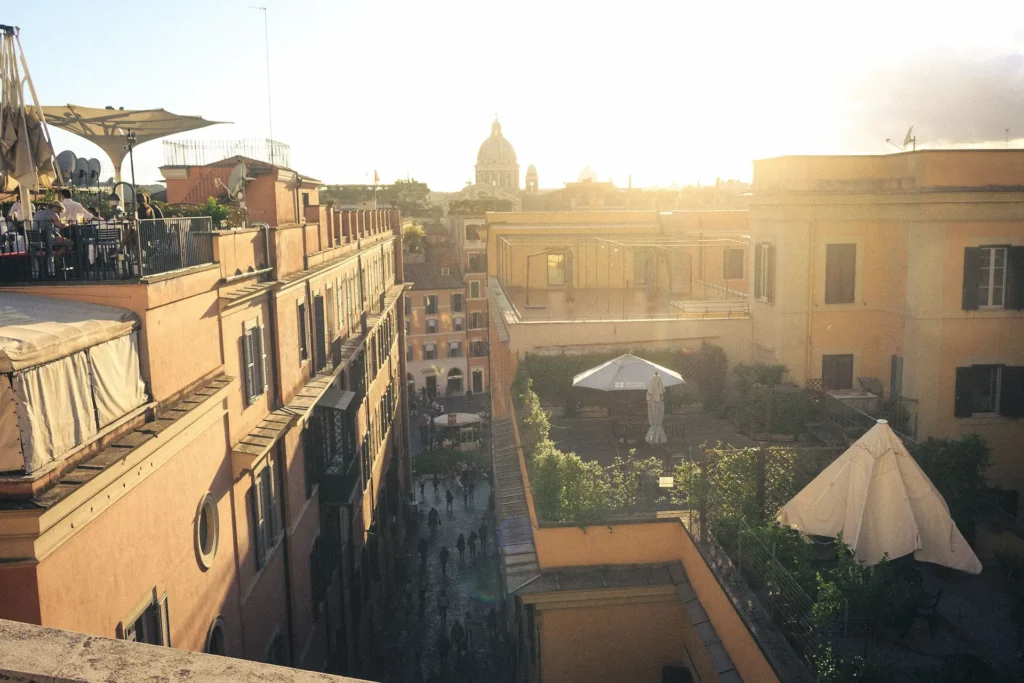 rooftop restaurant in rome