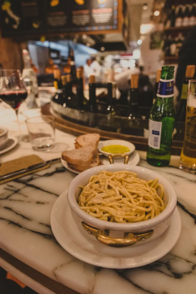 cacio e pepe in rome