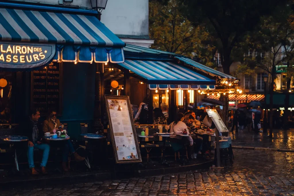 Bistro in Paris.
