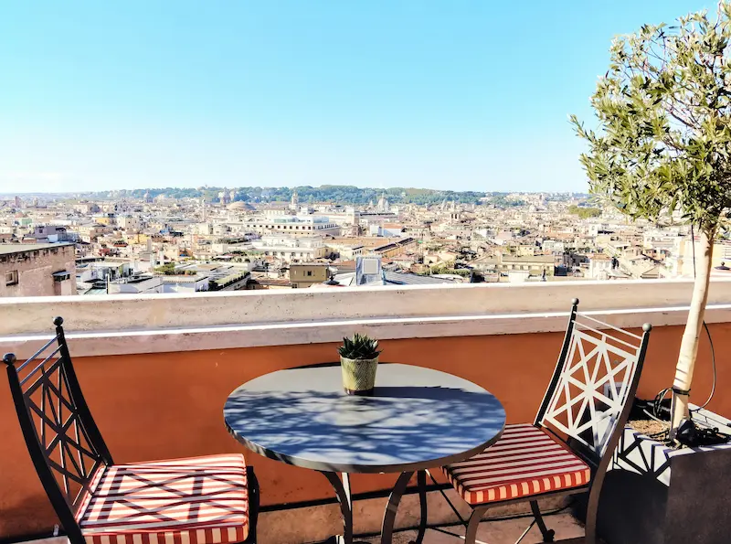 rooftop restaurant in rome