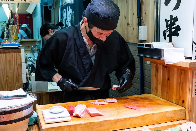 sushi counter tokyo